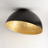 Edit Sfera 50 Flush Ceiling Light - Black & Gold