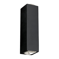 Edit Shrub LED Outdoor Up & Down Wall Light - Black