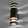 Edit Sierra Outdoor Up & Down Wall Light - Black