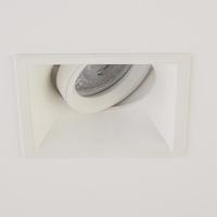 Edit Slimline Deep Recessed Adjustable Square Downlight - Matt White