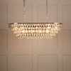 Edit Sophia Crystal Bar Ceiling Pendant Light - Polished Chrome