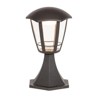 Edit Sorrento LED Outdoor Pedestal Light - Matt Black