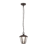 Edit Sorrento LED Porch Pendant Lantern - Matt Black