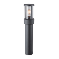Edit Spade Short Outdoor Post Light - Dark Grey