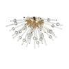 Edit Spear Flush Ceiling Light - Gold