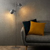 Edit Spectra 2 Light Floor Lamp - Grey