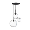 Edit Sphere 3 Light Cascade Ceiling Pendant - Black