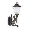 Edit Stable Left Outdoor Lantern Wall Light - Brass