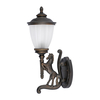 Edit Stable Right Outdoor Lantern Wall Light - Brass