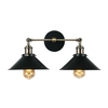 Edit Steam Twin Wall Light - Black