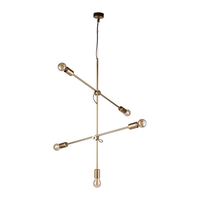Edit Stick 5 Light Ceiling Pendant - Gold