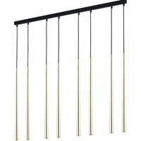 Edit Stream 8 Light Bar Ceiling Pendant Light - Black & Gold