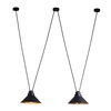 Edit Swing 2 Light Ceiling Pendant - Black