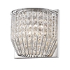 Edit Tallulah Crystal Flush Wall Light - Chrome