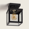 Edit Theia Semi-Flush Ceiling Light - Black