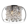 Edit Topaz Flush Ceiling Light - Chrome