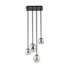 Edit Tulia 4 Light Bar Ceiling Pendant - Smoked Glass