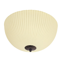 Edit Tycoon Glass Flush Ceiling Light - Cream