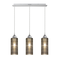 Edit Vera 3 Light Bar Ceiling Pendant - Chrome
