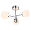 Edit Vetro 3 Arm LED Semi-Flush Ceiling Light - Chrome