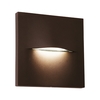 Edit Vita Square LED Outdoor Wall Light - Rust Brown