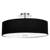 Edit Viviane 3 Light Semi Flush Ceiling Light - Black