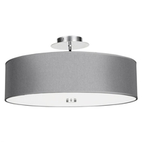 Edit Viviane 3 Light Semi-Flush Ceiling Light - Grey