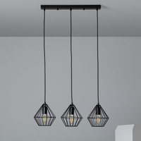 Edit Williams 3 Light Bar Ceiling Pendant Light - Black