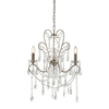 Edit Willow 3 Light Chandelier - Aged Silver