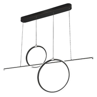 Edit Willow LED Bar Ceiling Pendant Light - Matt Black