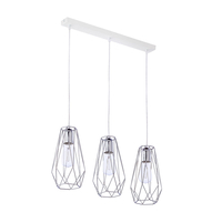 Edit Wire 3 Light Bar Ceiling Pendant - Chrome