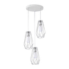 Edit Wire 3 Light Cascade Ceiling Pendant - Chrome