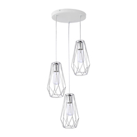 Edit Wire 3 Light Cascade Ceiling Pendant - Chrome