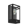 Eglo Alamonte Outdoor Flush Wall Light with PIR Sensor - Black