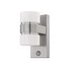 Eglo Arollori LED Outdoor Up & Down Wall Light with PIR Sensor - Stainless Steel