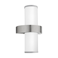 Eglo Beverly Outdoor Up & Down Wall Light - Stainless Steel