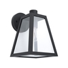 Eglo Mirandola Outdoor Lantern Wall Light - Black
