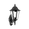 Eglo Navedo Outdoor Lantern Wall Light with PIR Sensor - Black
