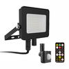 Element 50W Colour Selectable LED Remote Controlled Floodlight with PIR sensor