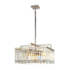 Elstead Aries Large Crystal Chandelier - Polished Nickel