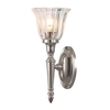 Elstead Dryden Fluted LED Wall Light - Polished Nickel