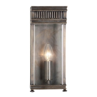 Elstead Holborn Half Lantern Outdoor Wall Light - Dark Bronze
