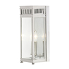 Elstead Holborn Half Lantern Outdoor Wall Light - Polished Chrome