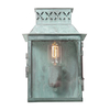 Elstead Lambeth Palace Half Lantern Outdoor Wall Light - Verdigris
