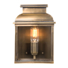 Elstead Old Bailey Half Lantern Outdoor Wall Light - Aged Brass