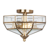 Elstead Old Park Semi-Flush - Antique Brass