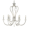 Elstead Pimlico 9 Light Chandelier - Polished Nickel