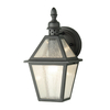 Elstead Polruan Outdoor Lantern Wall Light - Black