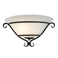 Elstead Torchiere Wall Light - Black