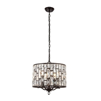 Endon Belle 5 Light Ceiling Pendant Light - Bronze